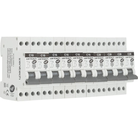 Pack de disjoncteurs 10A + 16A + 20A - Zenitech