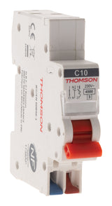 Disjoncteur 1P+N peignable bornes auto NF Easy Connect - Thomson