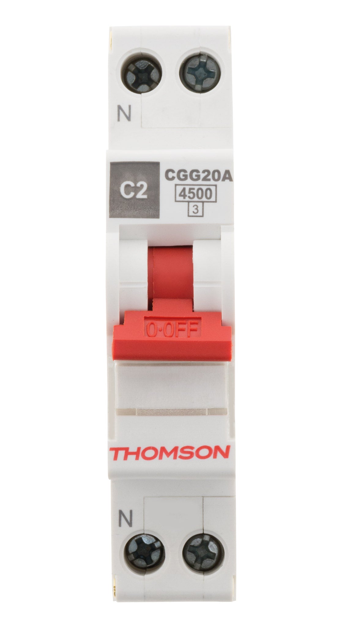 Disjoncteur à vis PH+N - NF - Pouvoir de coupure 4.5KA - Thomson