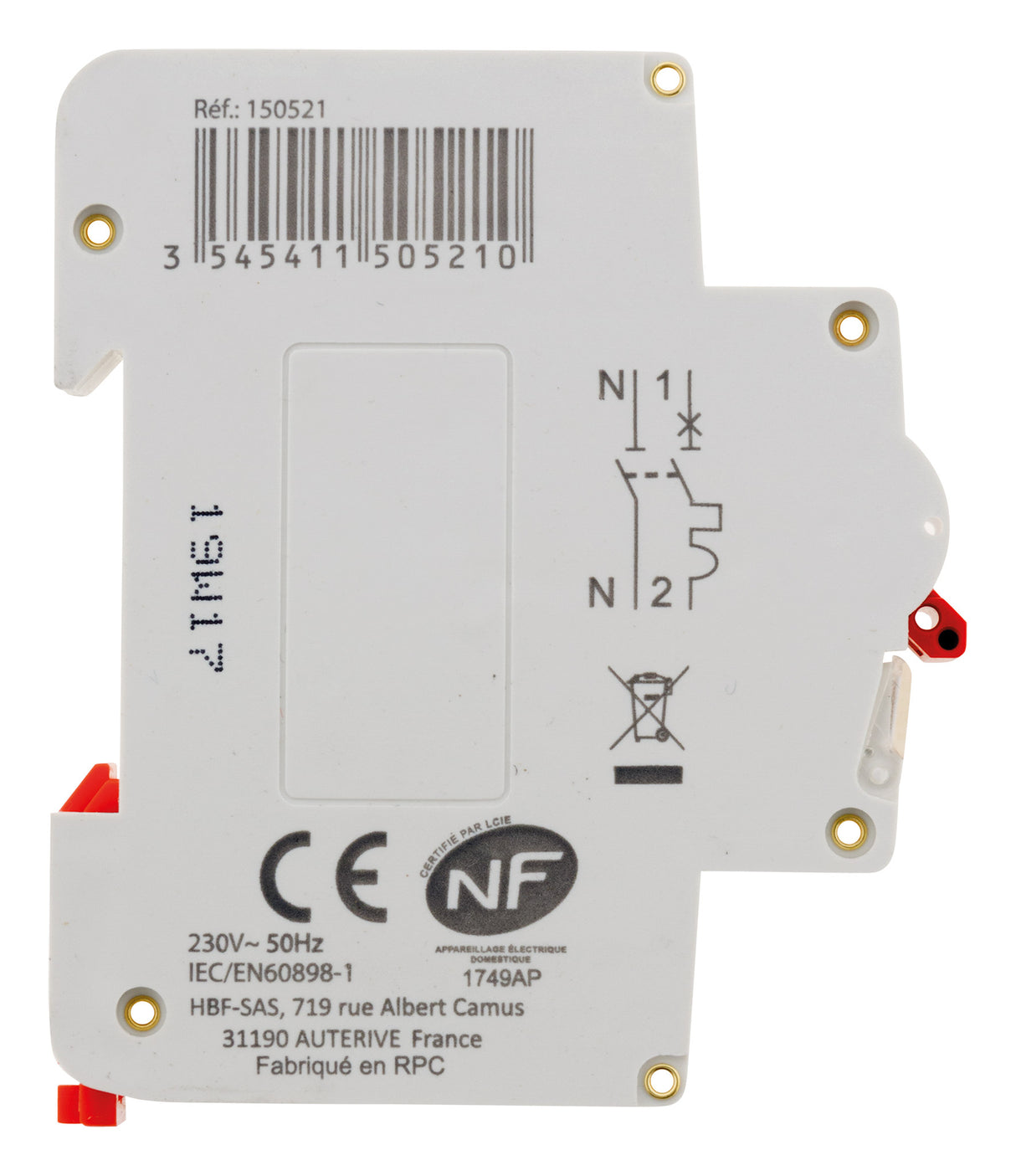 Disjoncteur à vis PH+N - 4,5KA - Thomson