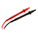 Lot de 2 cordons pointe de touche Ø4mm fiche coudée - Zenitech