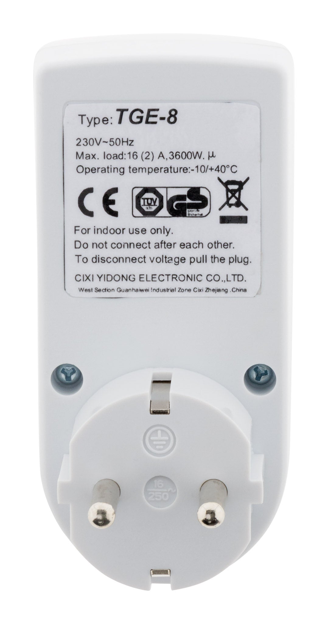 Mini programmateur digital hebdomadaire - Blanc - Otio