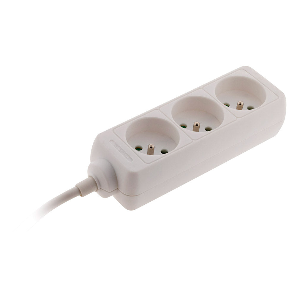 Bloc multiprise 16A 2P+T blanc - Zenitech