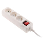 Bloc prises 16A 2P+T avec interrupteur Blanc - Zenitech