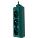 Bloc multiprise 3x16A 2P+T Blanc/Vert - câble 1,5 m - Zenitech