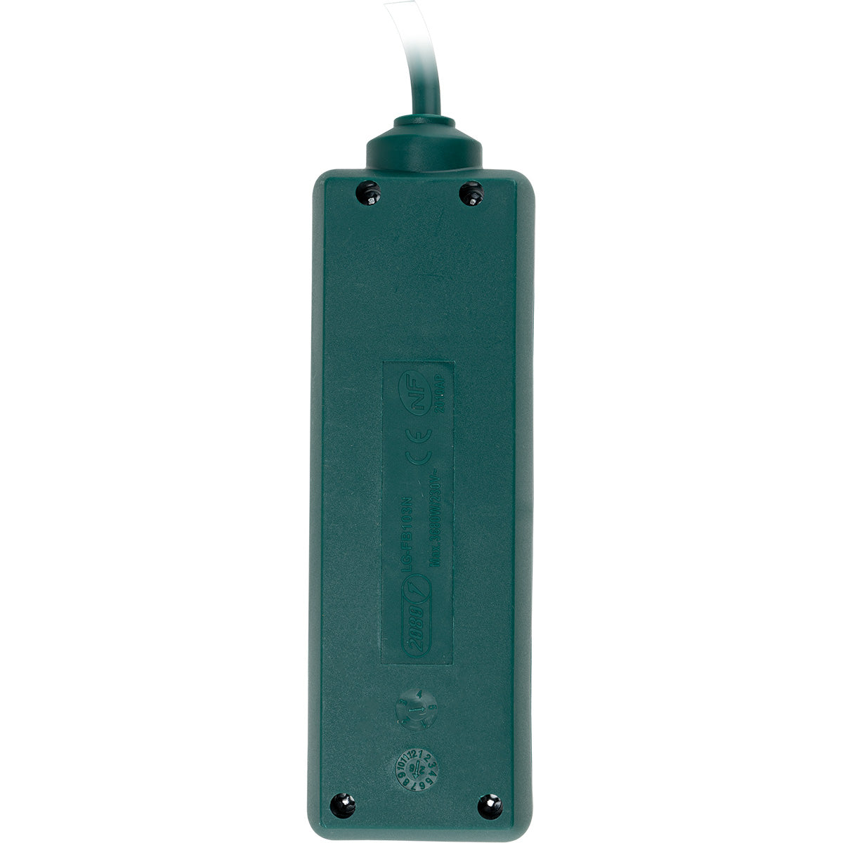 Bloc multiprise 3x16A 2P+T Blanc/Vert - câble 1,5 m - Zenitech