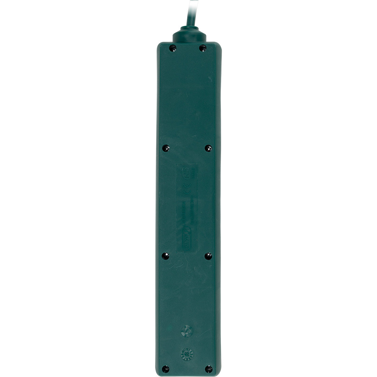 Bloc multiprise 5x16A + interrupteur - 3680W - Vert - Zenitech