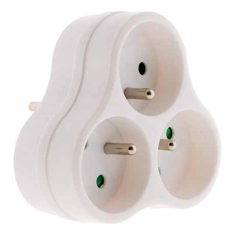 Multiprise triplite 3x16A triangulaire - Zenitech