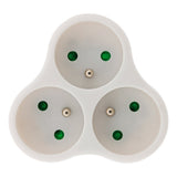 Multiprise triplite 3x16A triangulaire - Zenitech