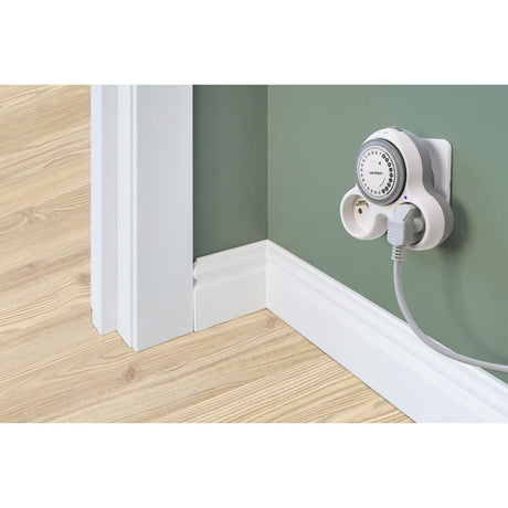 Biplite programmable verticale 2x16A - Blanc - Bolea - Zenitech
