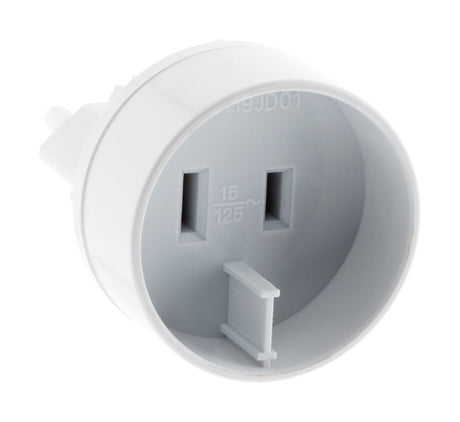 Adaptateur voyage UE/USA - blanc - Zenitech