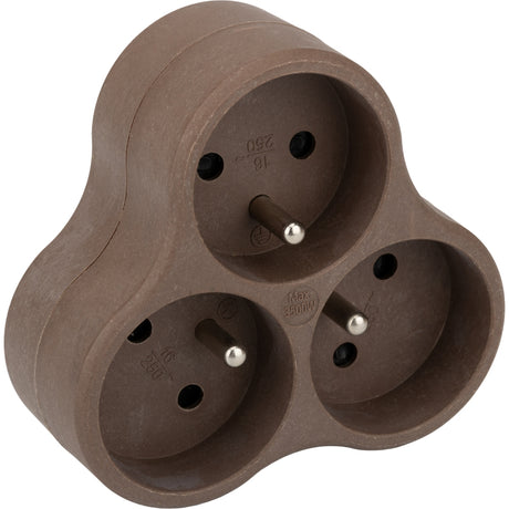 Triplite recyclée bioplastique - 3x16A - Zenitech