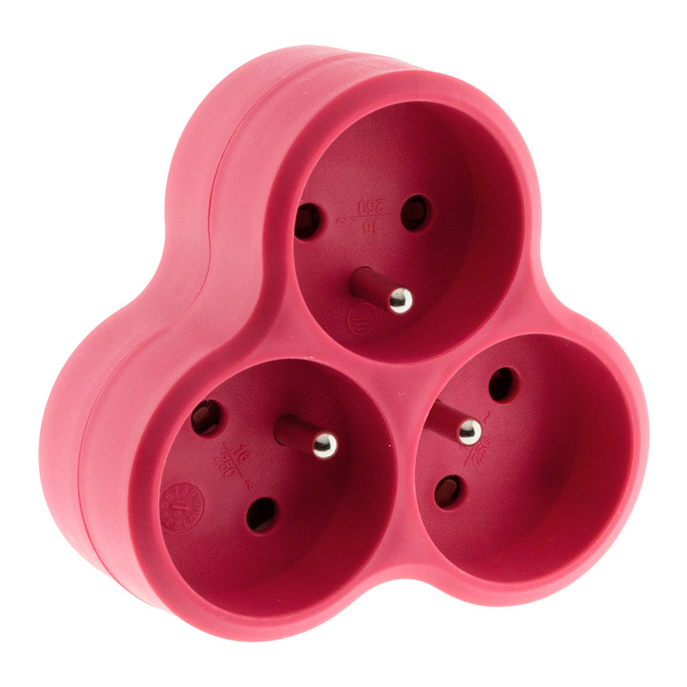 Multiprise triplite triangulaire 16A - Zenitech