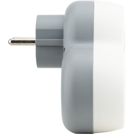 Biplite Schuko 16A + USB A+C 20W - Blanc/Gris - Bolea - Zenitech