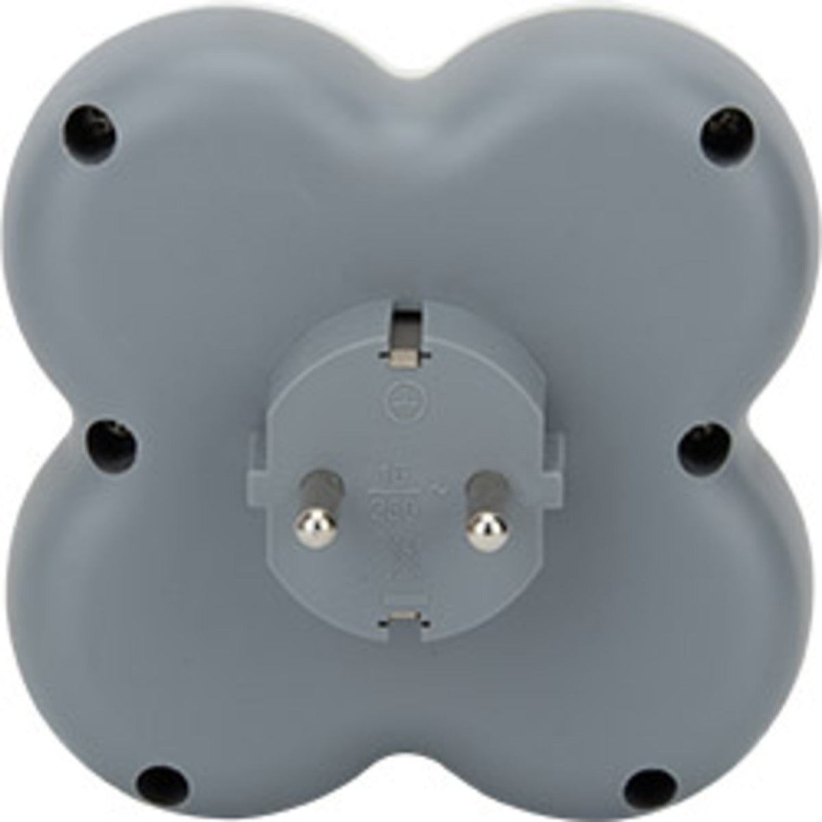 Triplite Schuko 16A + interrupteur - Blanc/Gris - Bolea - Zenitech