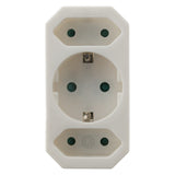 Triplite Schuko 2x2,5A + 1x16A - Blanc - Zenitech