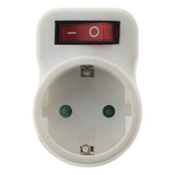 Prise Schuko 16A + interrupteur - Blanc - Zenitech
