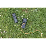 Borne de jardin à fixer 16A IP44 - aluminium noir - Zenitech
