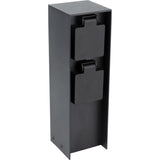 Borne de jardin à fixer 16A IP44 - aluminium noir - Zenitech