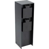 Borne de jardin à fixer 4x16A IP44 - Aluminium Noir - Zenitech