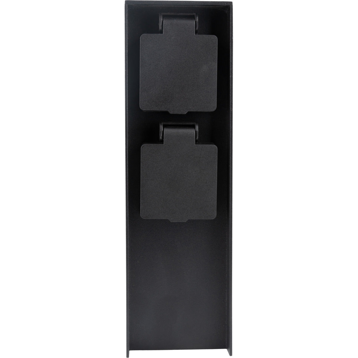 Borne de jardin à fixer 4x16A IP44 - Aluminium Noir - Zenitech