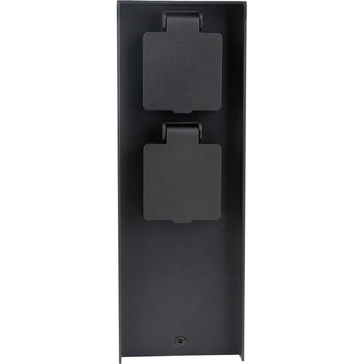 Borne de jardin à fixer 16A IP44 - aluminium noir - Zenitech