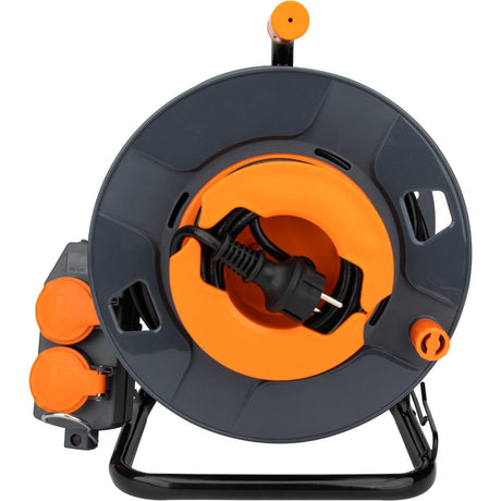 Enrouleur 4 prises déportées 30m - 2P+T 16A - Zenitech