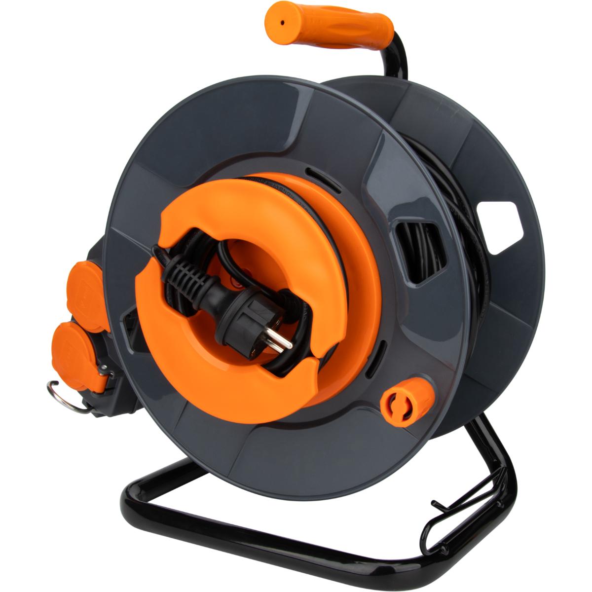 Enrouleur 4 prises déportées 30m - 2P+T 16A - Zenitech