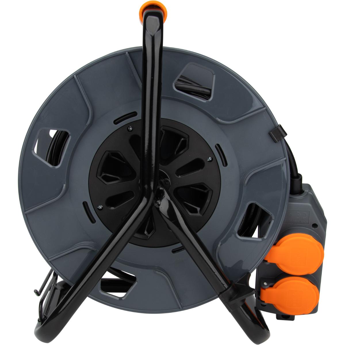 Enrouleur 4 prises déportées 30m - 2P+T 16A - Zenitech