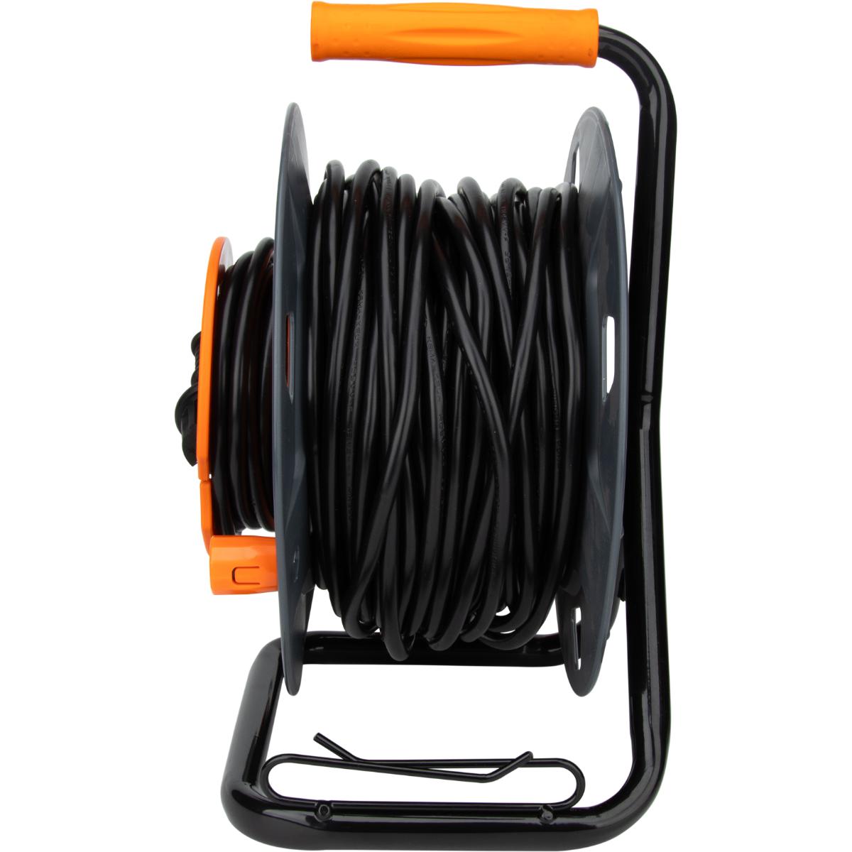 Enrouleur 4 prises déportées 30m - 2P+T 16A - Zenitech
