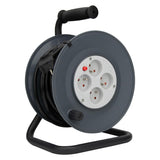 Enrouleur H05VV-F 4 prises 3G1,5 + coupe-circuit - Zenitech