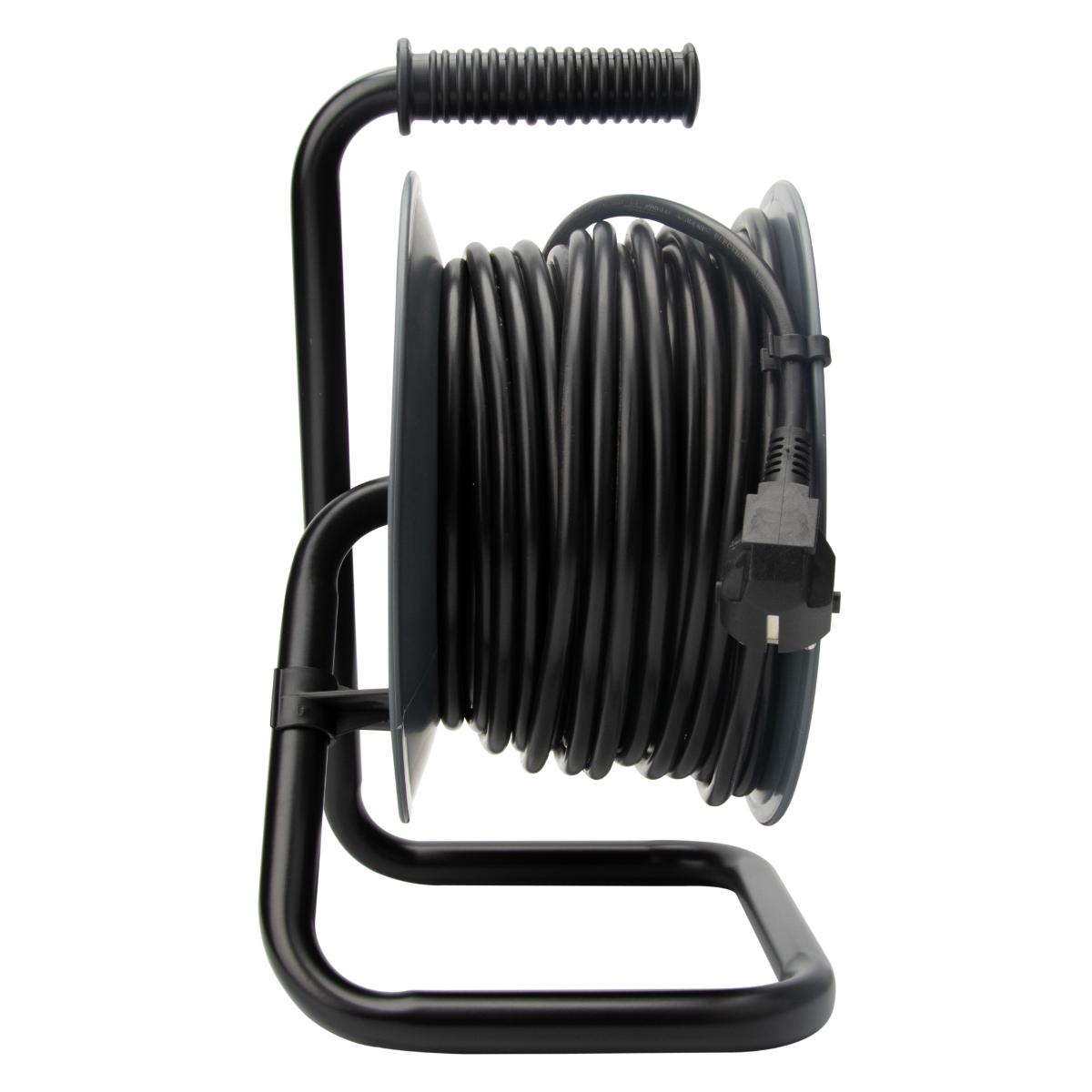 Enrouleur H05VV-F 4 prises 3G1,5 + coupe-circuit - Zenitech