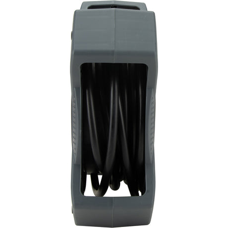 Enrouleur domestique 3/5m 4 prises 2P+T - gris et noir - Zenitech