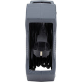 Enrouleur domestique 3/5m 4 prises 2P+T - gris et noir - Zenitech