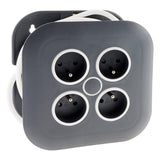 Enrouleur domestique 4 x 2P+T 16A - 7m - Zenitech