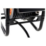 Enrouleur électrique 4 x 2P+T + projecteur LED 15m - Orange - Zenitech