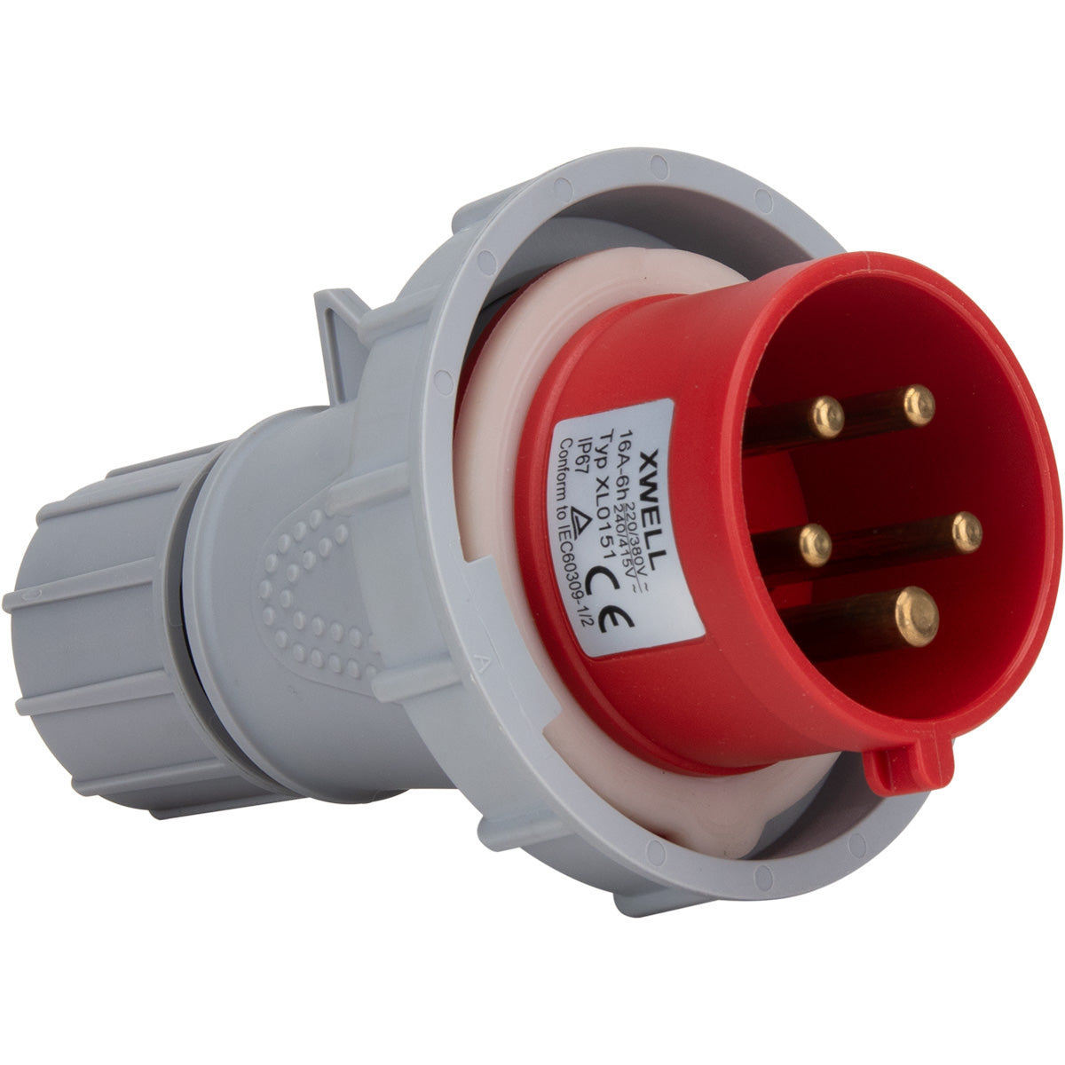 Fiche mâle IEC309 3P+N+T - Zenitech