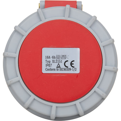Fiche femelle IEC309 3P+N+T - Zenitech