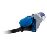 Lot de 4 adaptateurs compact sans câble femelle 16A 2P+T en mâle CEE17 pour camping, nautisme - Zenitech