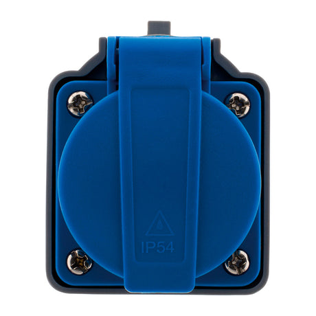 Adaptateur compact sans câble femelle 16A 2P+T en mâle CEE17 pour camping, nautisme - Zenitech