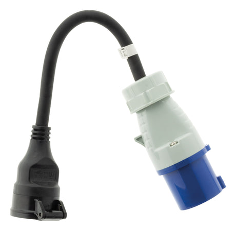 Lot de 6 adaptateurs caravane femelle 16A en mâle CEE17 - Zenitech