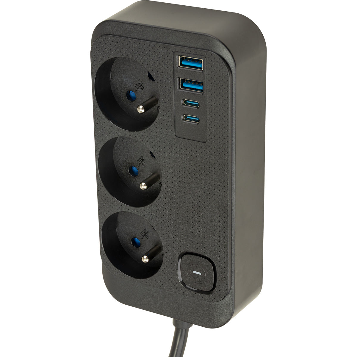 Bloc multiprise 16A + interrupteurs + USB-C 1,4m - Watt and Co