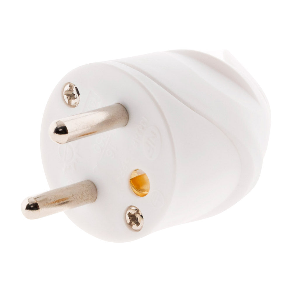 Fiche mâle coudée 16A 2P+T - Zenitech