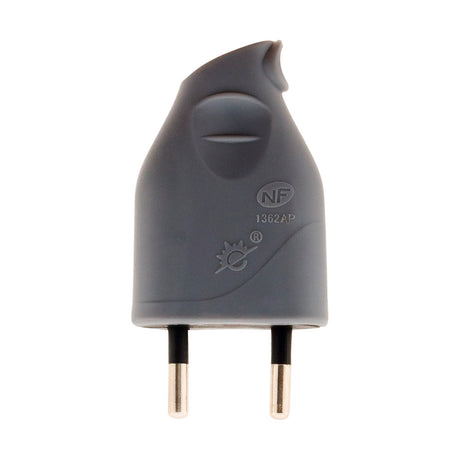 Fiche mâle 2P 6A latérale - Zenitech