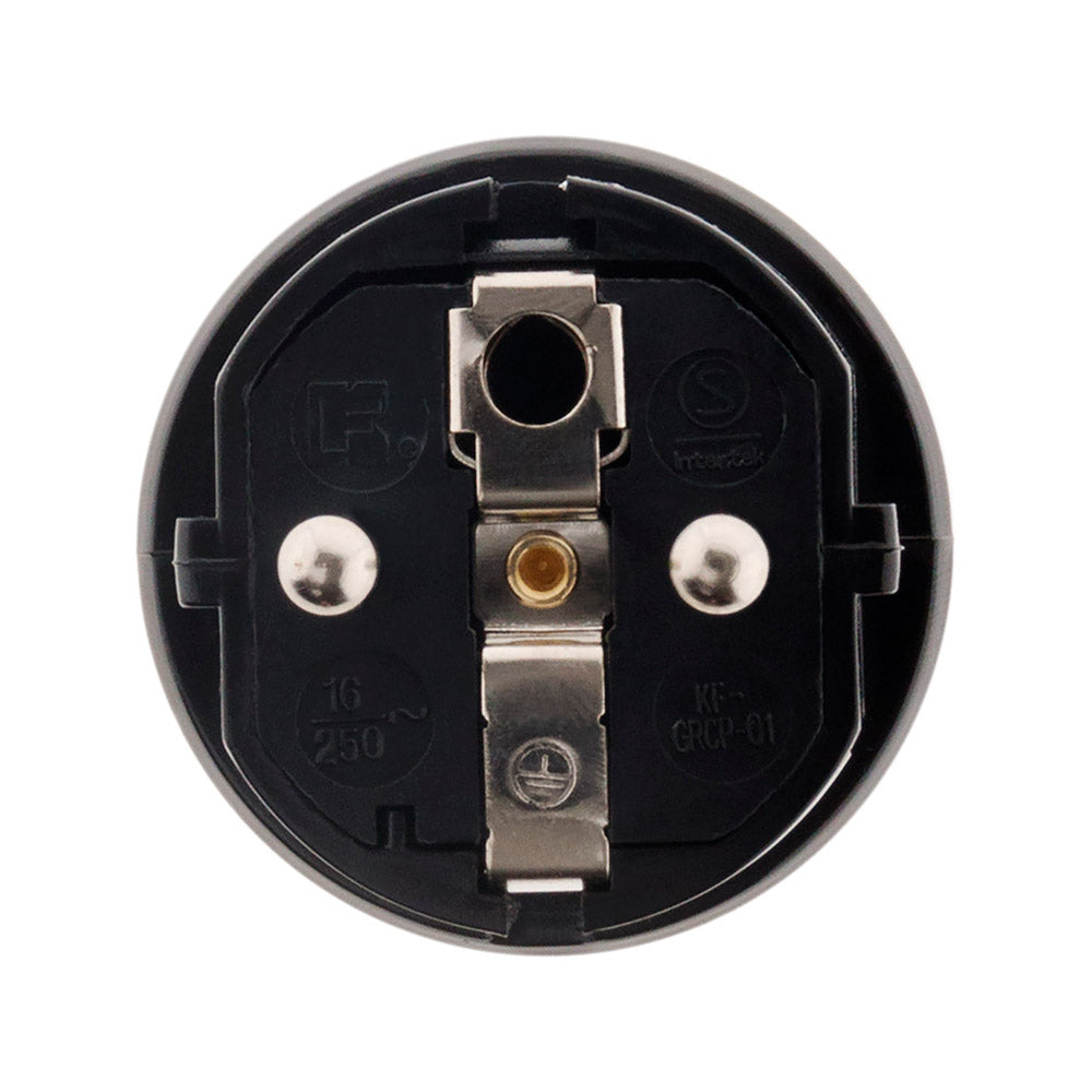Fiche caoutchouc mâle 16A - 2P+T - Zenitech