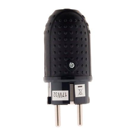 Fiche caoutchouc mâle 16A - 2P+T - Zenitech
