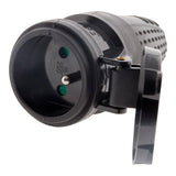 Fiche caoutchouc femelle 16A 2P+T - Zenitech