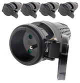 Fiche caoutchouc femelle 16A 2P+T - Zenitech