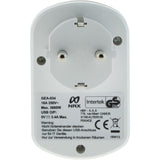 Prise Schuko 16A + 2 USB A 3,4A - Blanc - Zenitech