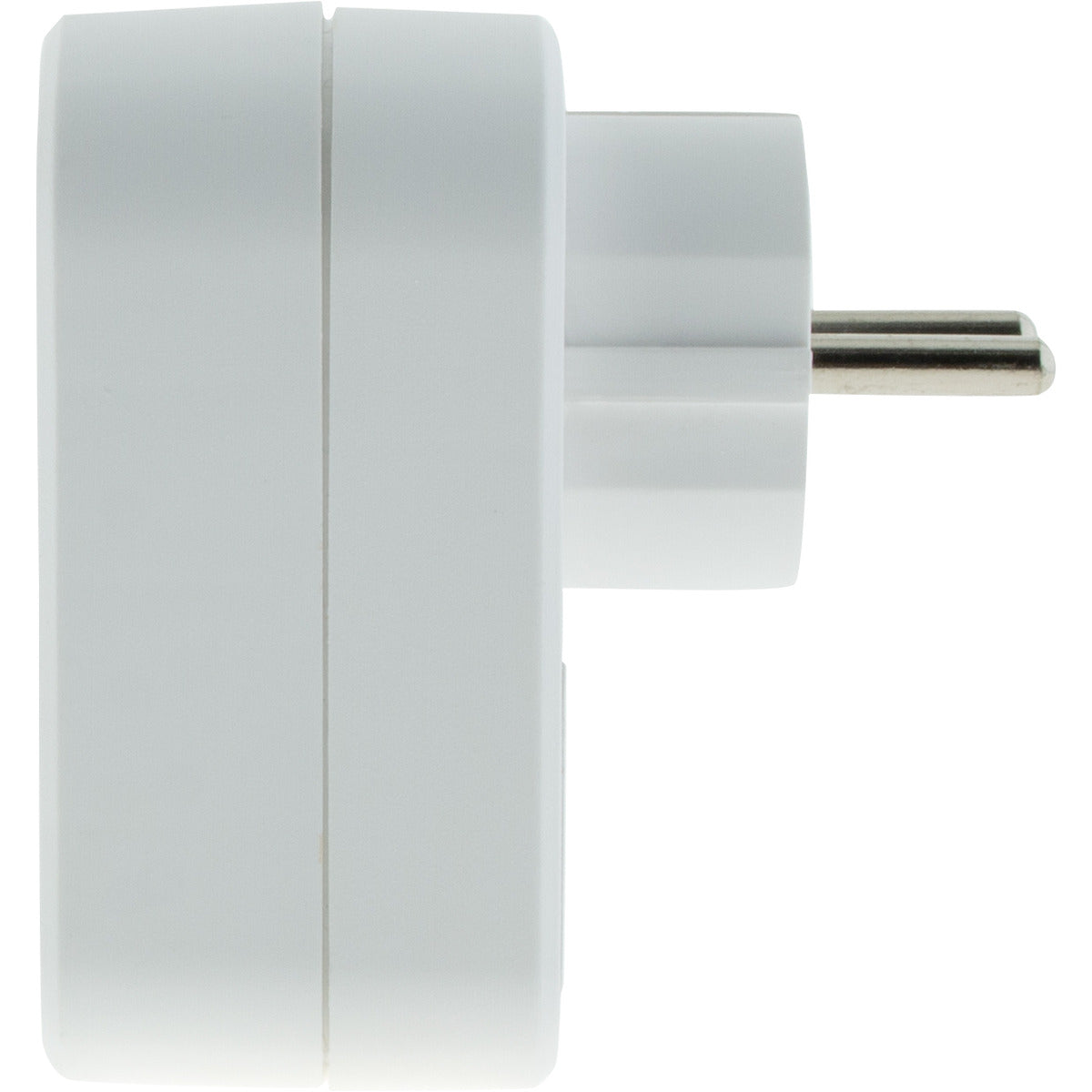 Prise Schuko 16A + 2 USB A 3,4A - Blanc - Zenitech
